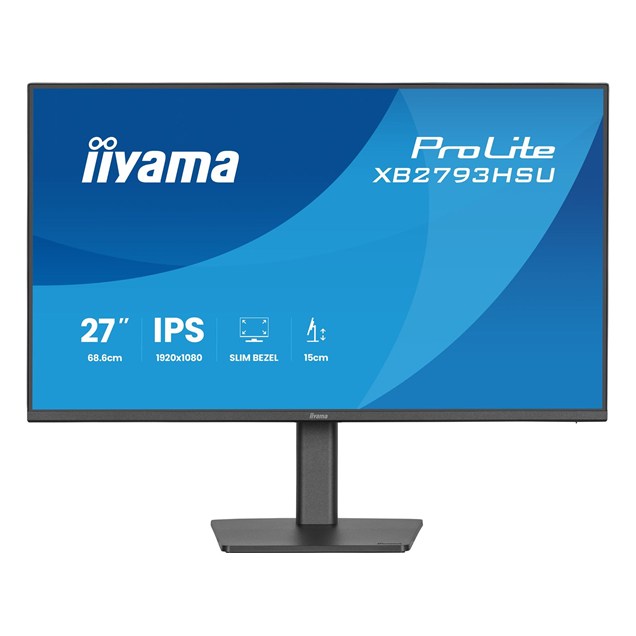 iiyama   27" Full HD Monitor - IPS, 120Hz, 1ms, Speakers, HDMI, DP